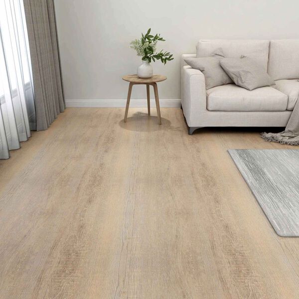 vidaXL Bodenplanken 55 pcs Braun 5,11 m&sup2; PVC