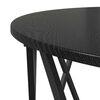 vidaXL Couchtisch Schwarz Eichen-Optik 80 x 80 x 42 cm