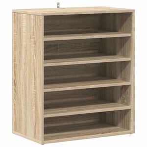 vidaXL Schuhschrank Sonoma-Eiche 60x35x70 cm Holzwerkstoff