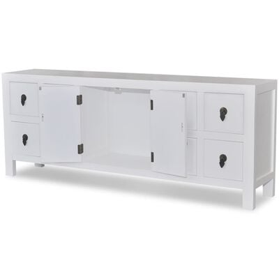 vidaXL Sideboard Holz Asiatisches Design 8 Schubladen 2 Türen