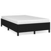 vidaXL Bettgestell ohne Matratze Schwarz 120x190 cm Stoff