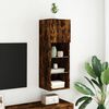 vidaXL TV-Schrank mit LED-Leuchten R&auml;uchereiche 30,5x30x90 cm
