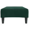 vidaXL Fu&szlig;hocker Dunkelgr&uuml;n 77x55x31 cm Samt