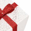 vidaXL Beleuchtete Geschenkboxen 3 Stk. 64 LEDs Warmwei&szlig;