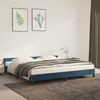 vidaXL Bettgestell ohne Matratze Dunkelblau 200x200 cm Samt