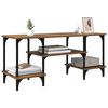 vidaXL TV-Schr&auml;nk Altholz 102 x 35 x 45,5 cm Verbundholz und Eisen