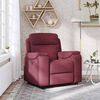 vidaXL Relaxsessel Weinrot Stoff