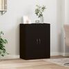 vidaXL Aktenschrank Schwarz 60x32x77,5 cm Holzwerkstoff