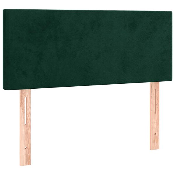 vidaXL Kopfteil Dunkelgr&uuml;n 90x5x78/88 cm Samt