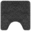 vidaXL Anti-Rutsch Badematten-Set 3 pcs Dunkelgrau PP