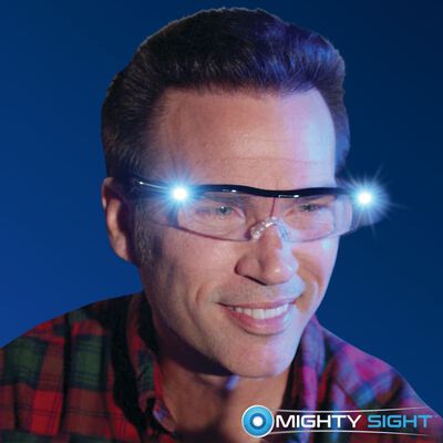 Ultra Vue LED Lupenbrille Kunststoff Schwarz