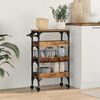 vidaXL K&uuml;chentrolley Altholz 53 x 20 x 76 cm Holzwerkstoff