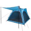 vidaXL Campingzelt 4 Personen Blau Quick Release Wasserfest
