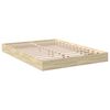 vidaXL Bettgestell ohne Matratze Sonoma-Eiche 120x190 cm Holzwerkstoff