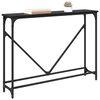 vidaXL Konsolentisch Schwarz Eichen-Optik 102 x 23 x 75 cm