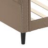 vidaXL Tagesbett Cappuccino-Braun 90x200 cm Kunstleder