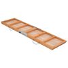 vidaXL Hunderampe Grau 120x30 cm Massivholz Tanne