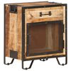 vidaXL Nachttisch 43&times;30&times;51 cm Raues Mango-Massivholz