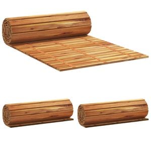 vidaXL Gartenweg 3 stk. Natur 200 x 50 cm Massivholz Akazie