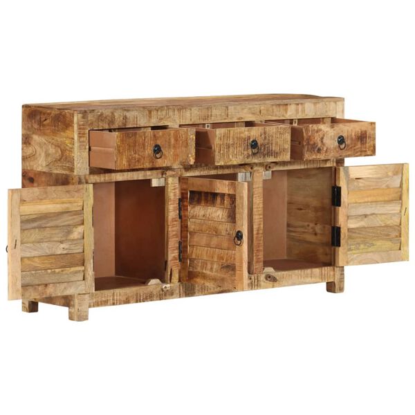 vidaXL Sideboard 110x30x65 cm Massivholz Mango