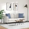 vidaXL Sofakissen 2 St&uuml;ck Blau 50 x 50 cm Cordstoff