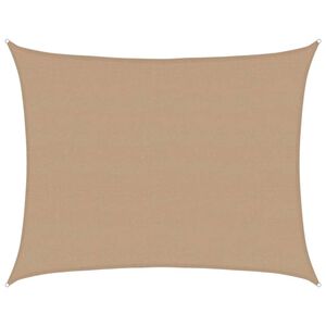 vidaXL Sonnensegel 160 g/m&sup2; Taupe 6x7 m HDPE