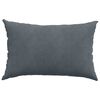 vidaXL Sofakissen 2 St&uuml;ck Dunkelgrau 60 x 40 cm Cordstoff