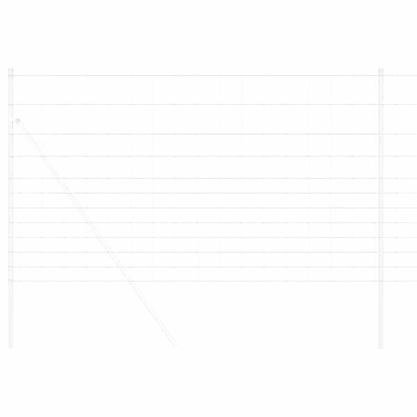 vidaXL Wildzaun Feuerverzinkt 1000 x 140 x 0,18 cm Eisen