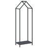 vidaXL Brennholzregal Anthrazit 40x25x120 cm Kaltgewalzter Stahl