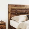 vidaXL Kopfteil mit Kopfteil Altholz 120 cm Holzwerkstoff