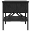 vidaXL Nachttisch 2 pcs Schwarz Eichen-Optik 40 x 42 x 45 cm