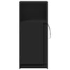 vidaXL LED-Sideboard Schwarz 42,5x34x100 cm Holzwerkstoff