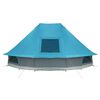 vidaXL Familien-Tipi-Zelt mit Dach Blau 680 x 430 x 270 cm