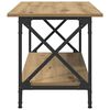 vidaXL Couchtisch Artisan-Eiche 80 x 45 x 45.5 cm Holzwerkstoff
