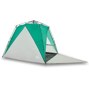 vidaXL Strandzelt 4 Personen Seegr&uuml;n Quick Release Wasserdicht