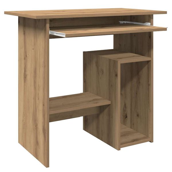 vidaXL Schreibtisch Artisan-Eiche 80x45x74 cm Holzwerkstoff