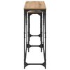 vidaXL Konsolentisch 2 pcs Artisan-Eiche 100 x 28 x 75 cm
