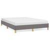 vidaXL Bettgestell ohne Matratze Dunkelgrau 140x200 cm Stoff