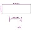 vidaXL Treppenstufen 16 Stk. Hellbraun 80x30x2 cm Massivholz Eiche