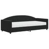vidaXL Tagesbett mit Matratze Schwarz 90x190 cm Samt
