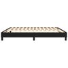 vidaXL Boxspringbettgestell Schwarz 180x200 cm Stoff