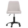 vidaXL Esszimmerst&uuml;hle 4 Stk. Drehbar Creme Stoff