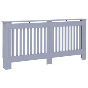 vidaXL Heizk&ouml;rperverkleidung Anthrazit 172x19x81,5 cm MDF