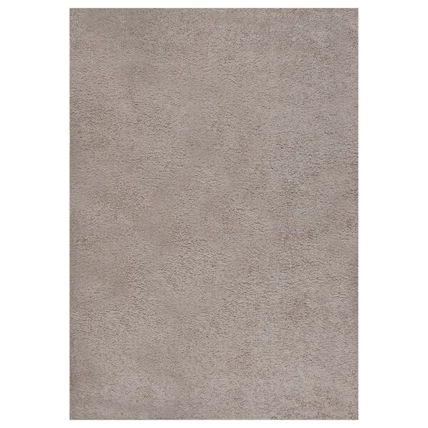 vidaXL Teppich Shaggy Hochflor Beige 140x200 cm