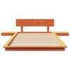 vidaXL Bettgestell Braun 90 x 190 cm Holz