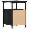 vidaXL Nachttische 2 Stk. Schwarze Eiche 34x35,5x50 cm Holzwerkstoff