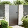 vidaXL Gartentor Schwarz 85 x 175 cm Pulverbeschichteter Stahl