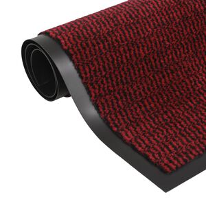 vidaXL Schmutzfangmatte Rechteckig Getuftet 40x60 cm Rot