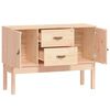 vidaXL Sideboard 110x40x78 cm Massivholz Kiefer