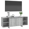 vidaXL TV-Schrank Grau Sonoma 130x35x50 cm Holzwerkstoff